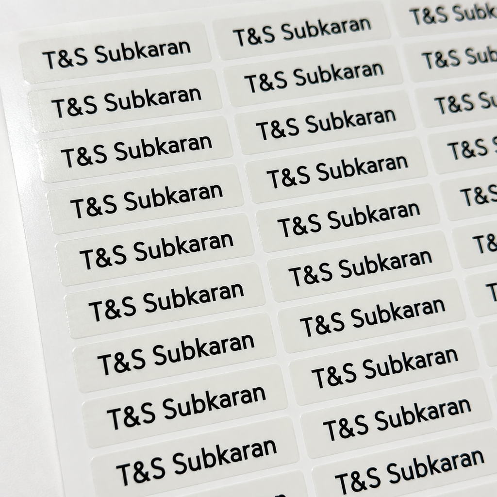 Personalised Name Stickers