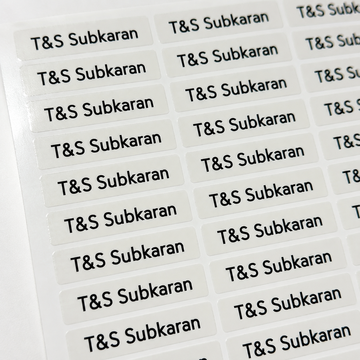 Personalised Name Stickers