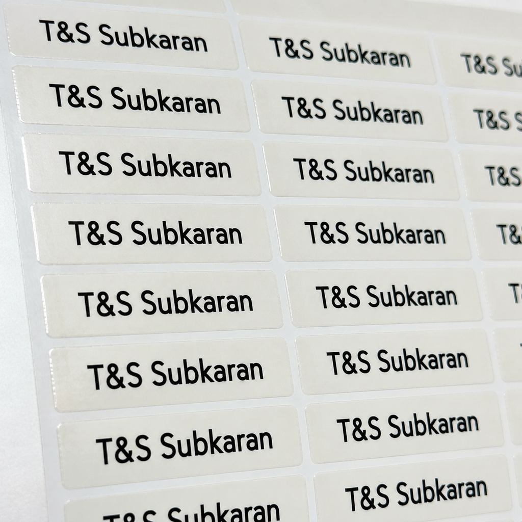 Personalised Name Stickers