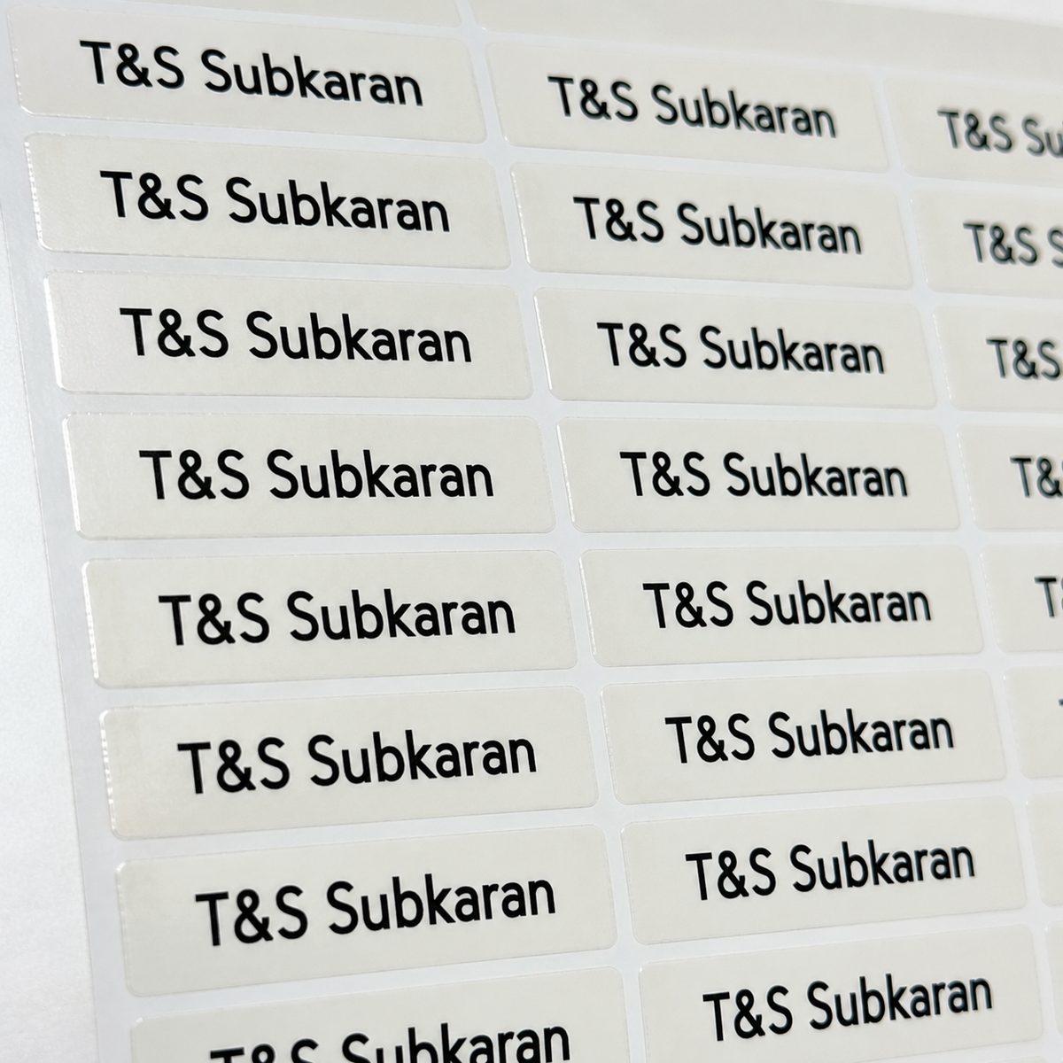 Personalised Name Stickers