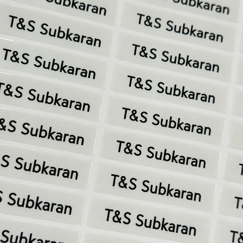 Personalised Name Stickers