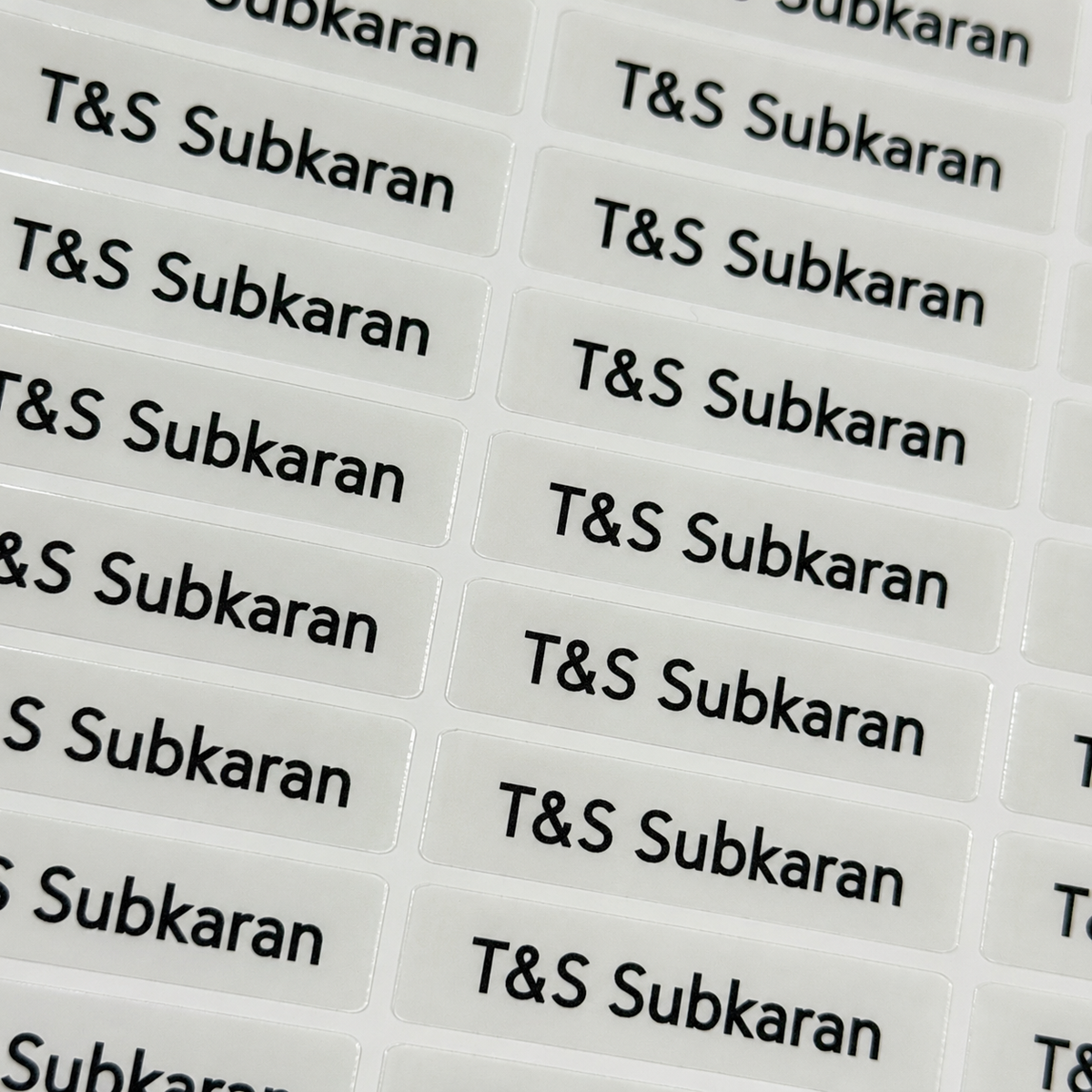 Personalised Name Stickers