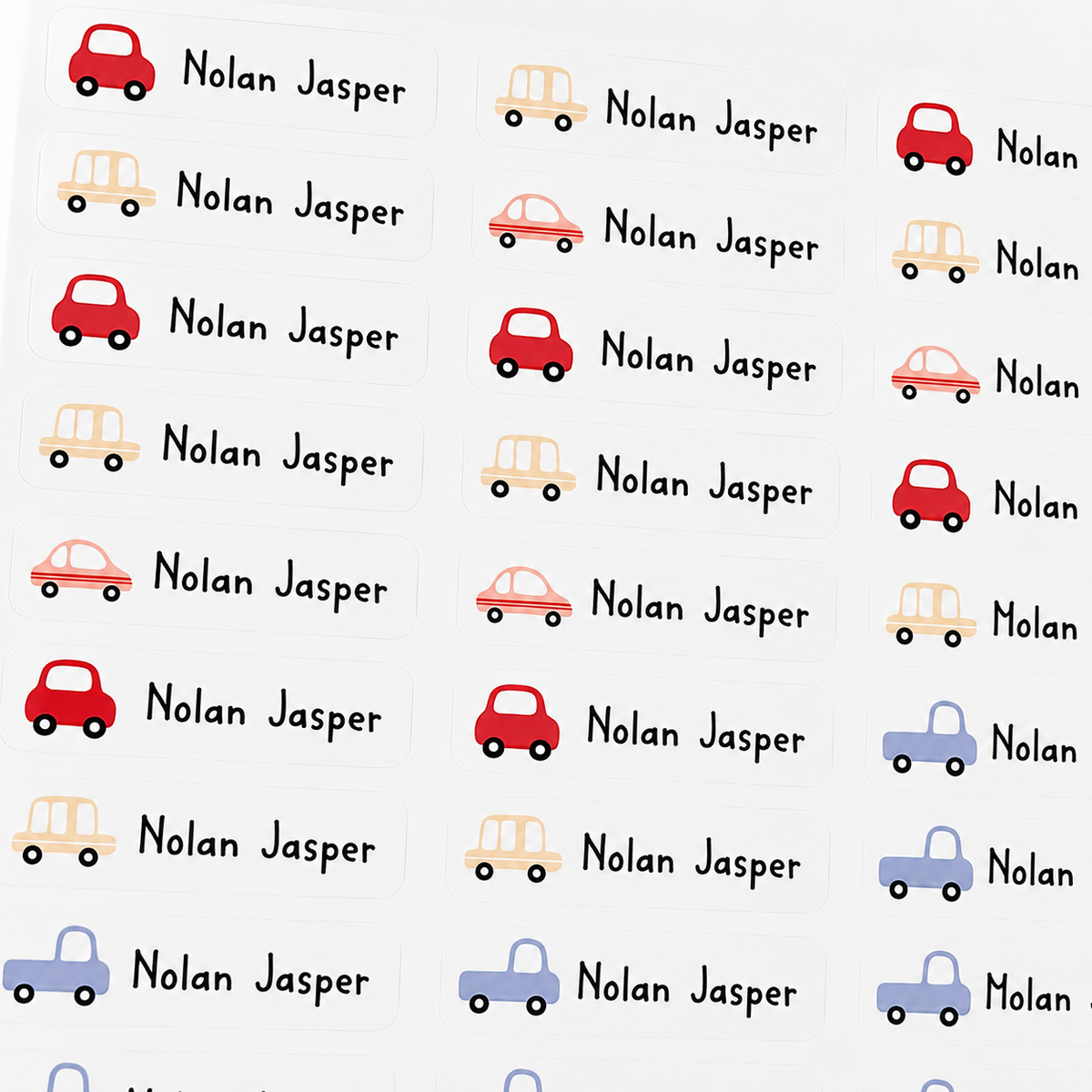 Personalised Name Stickers – Custom Kids Labels