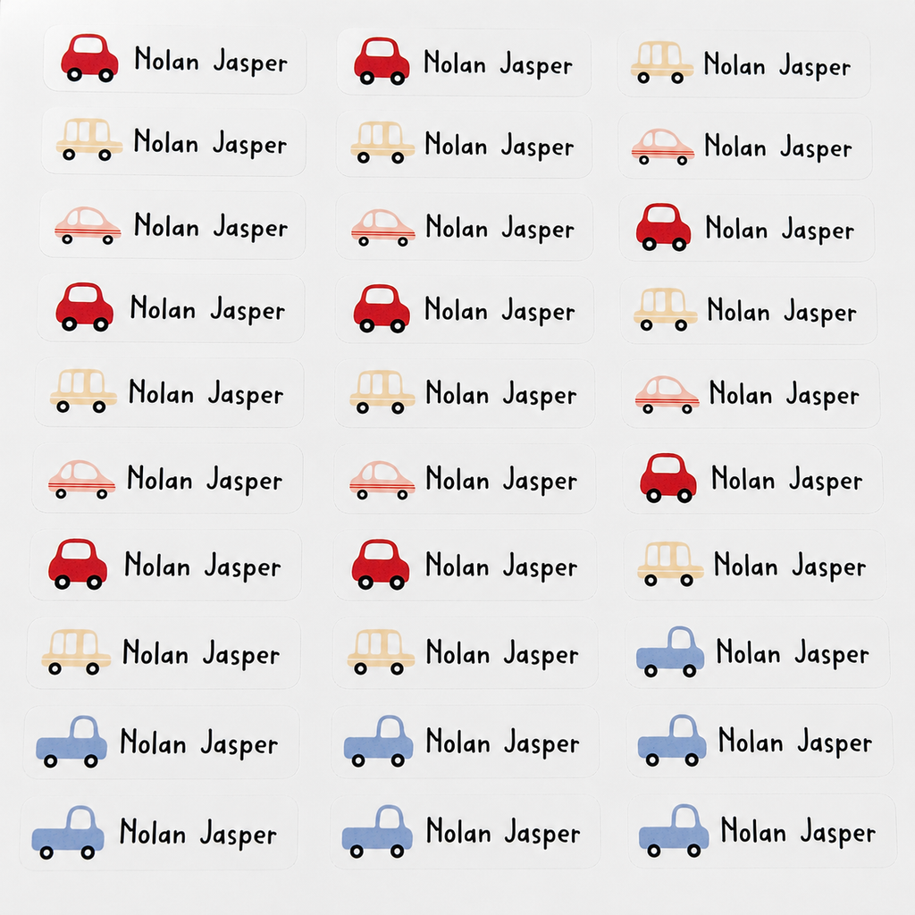 Personalised Name Stickers – Custom Kids Labels