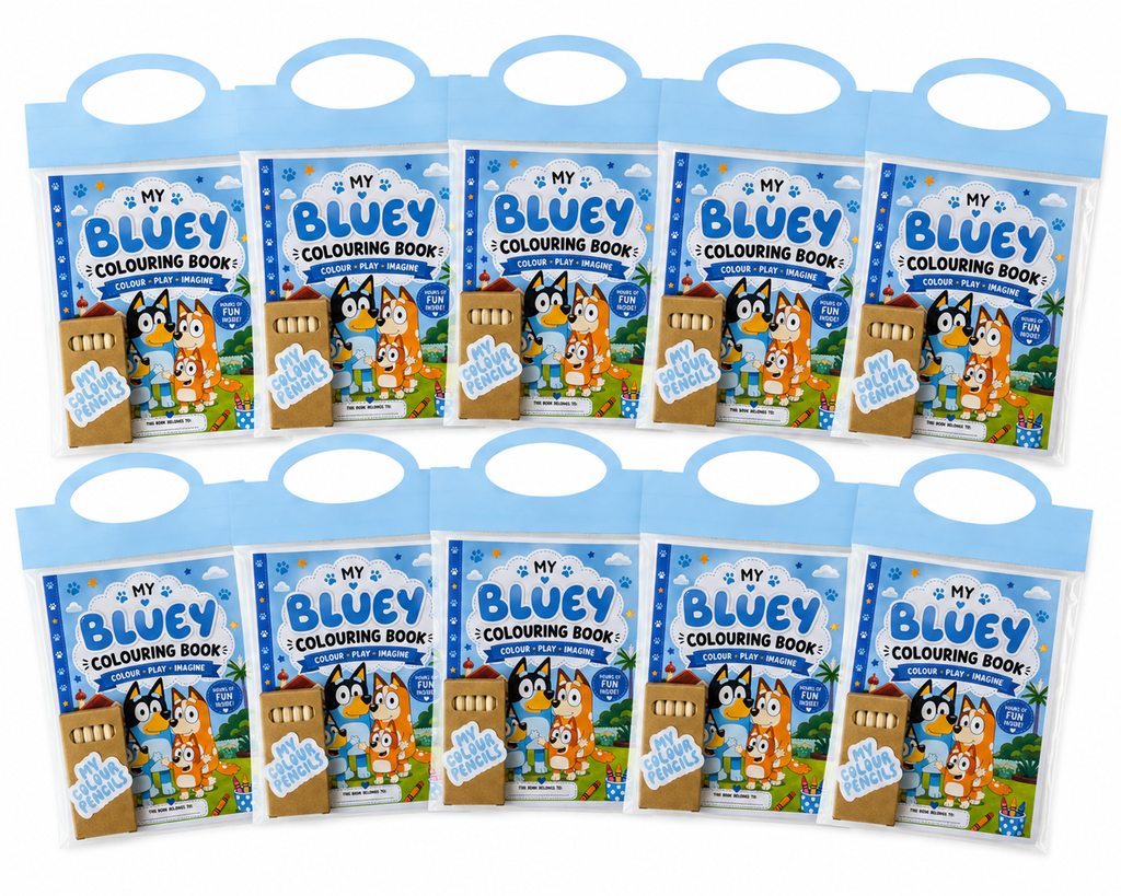 Bluey Kids Colouring Activity Party Bag