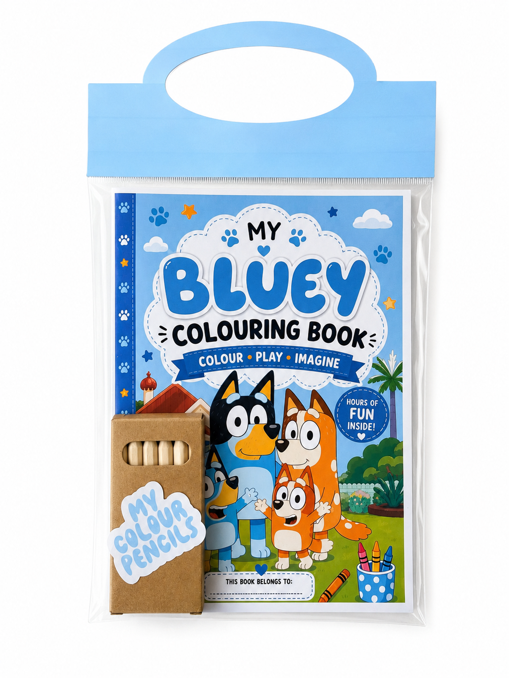 Bluey Kids Colouring Activity Party Bag