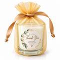 Personalised Candle Votives in an Organza Bag