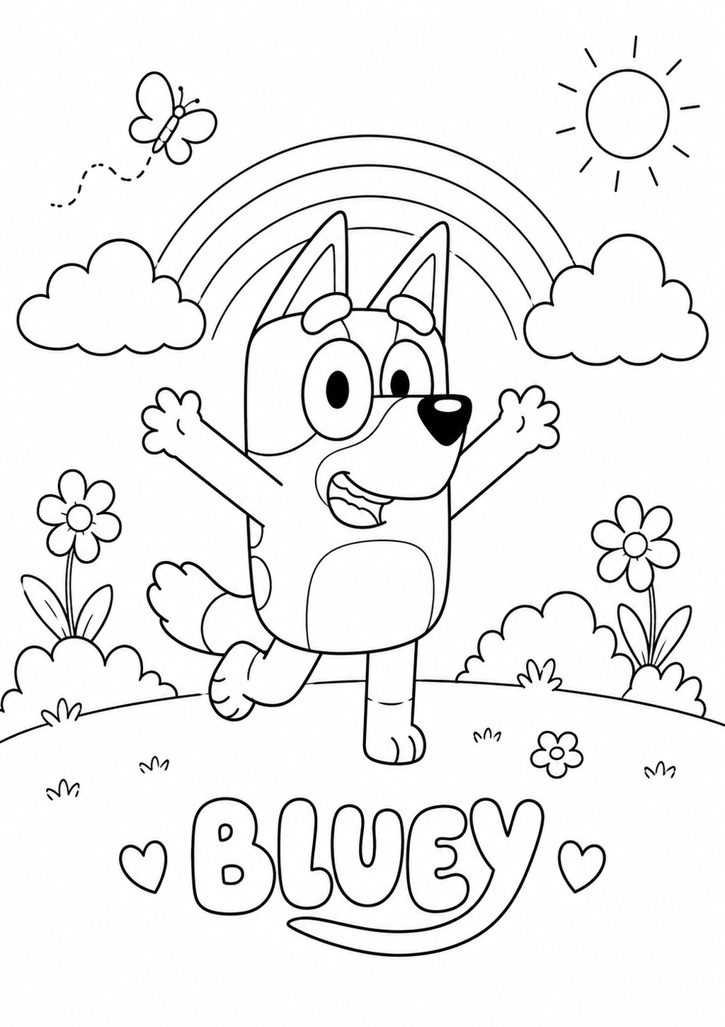 Bluey Kids Colouring Activity Party Bag