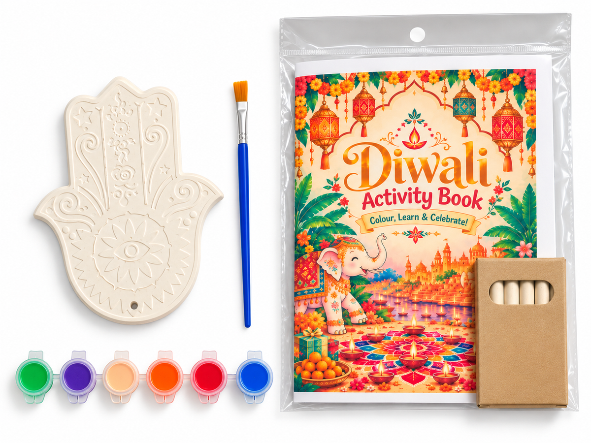 Kids’ Diwali Art Kit | Paint Your Own Incense Holder (Copy)