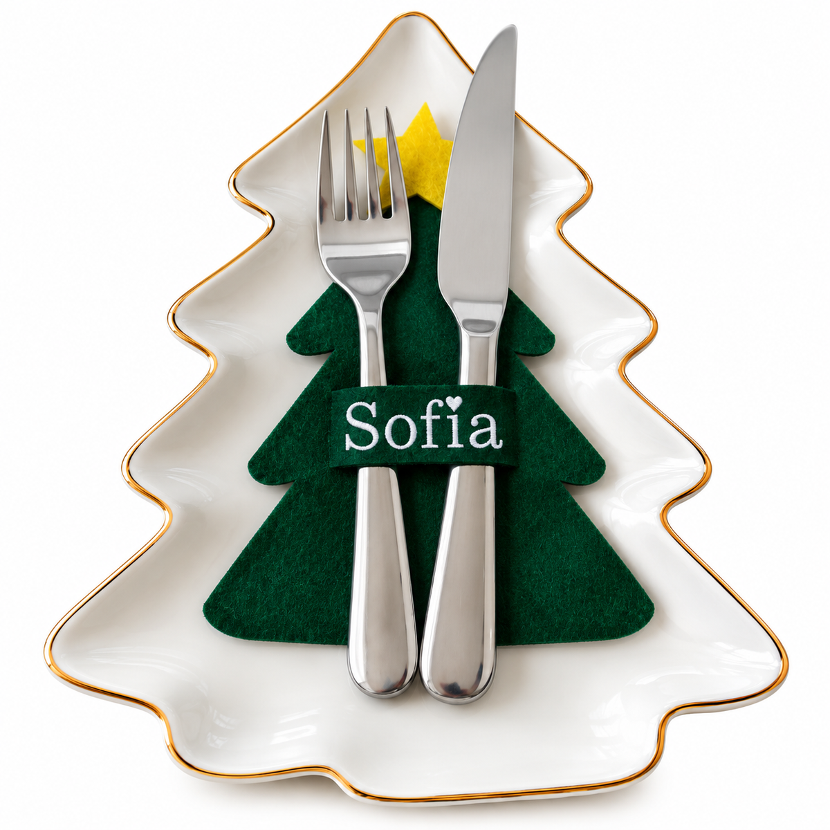 Christmas Cutlery Holder