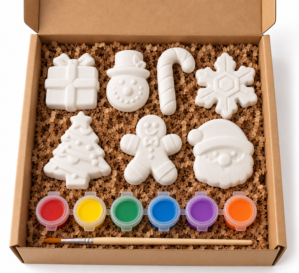 Christmas Paint Your Own Plaster Kit