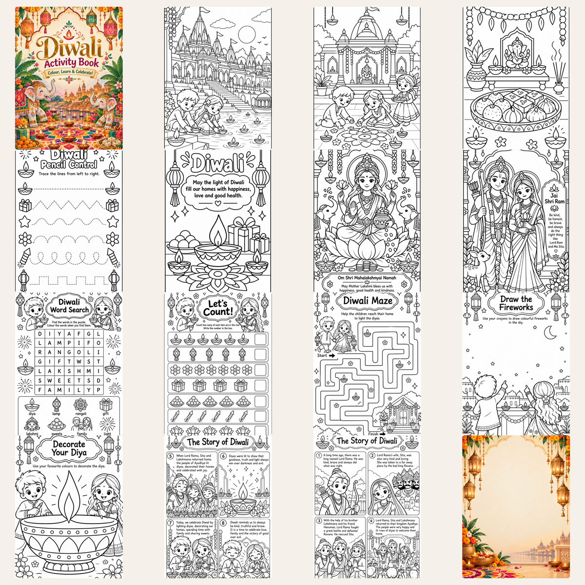 Diwali Activity Book